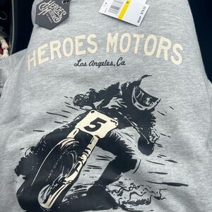 Heroes motors sweater